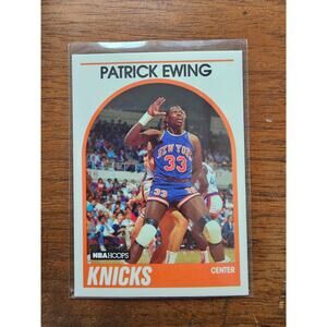 Patrick Ewing 1989-1990 NBA Hoops #80 - New York Knicks - NBA HOF